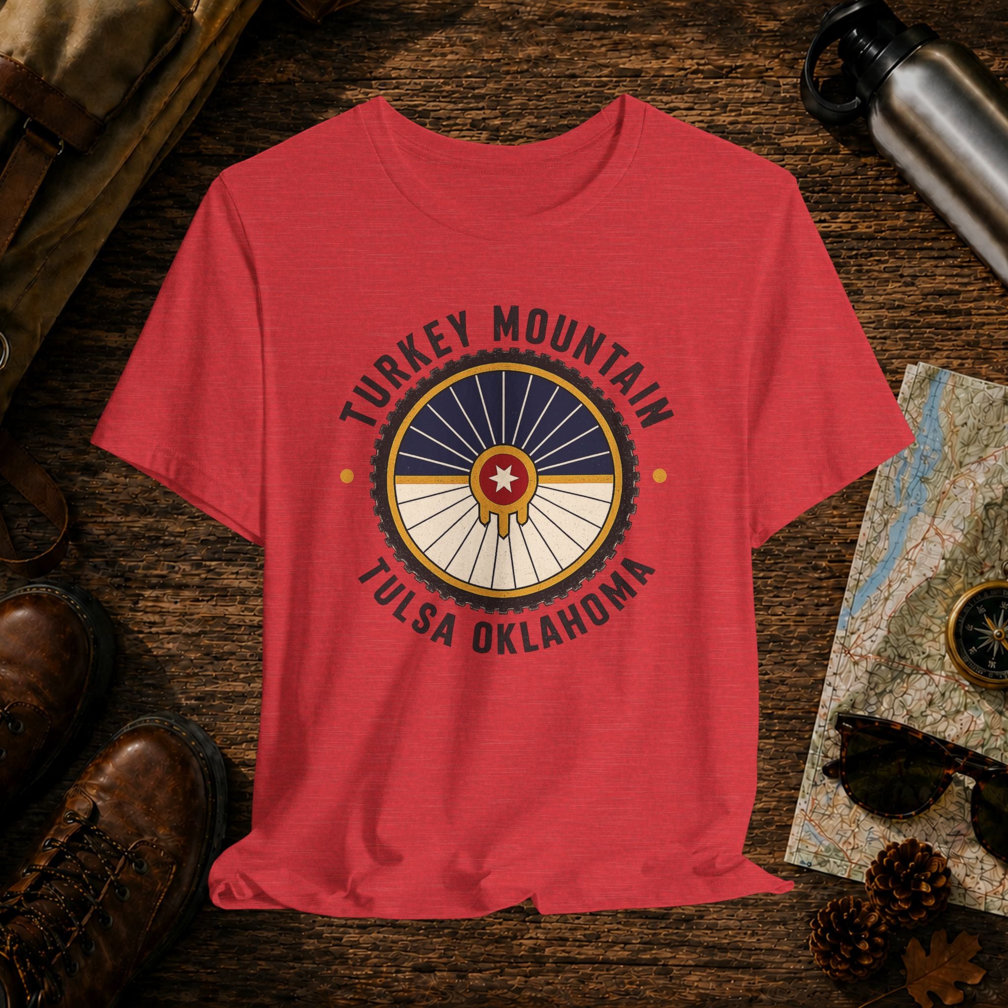 Tulsa Flag Mountain Bike Wheel Turkey - Bella