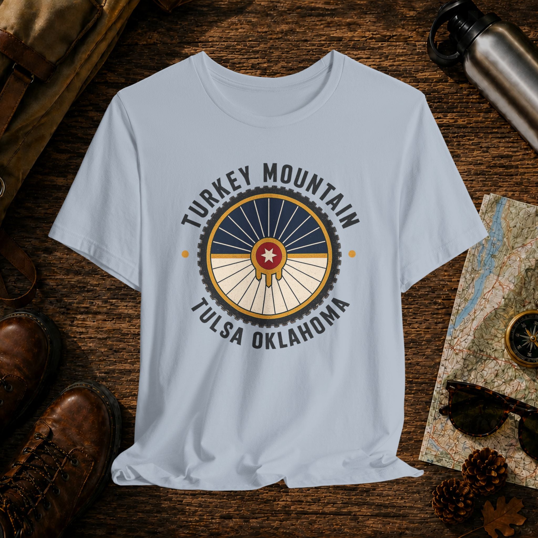 Tulsa Flag Mountain Bike Wheel Turkey - Bella